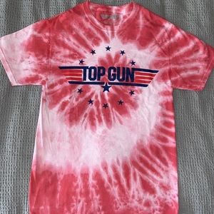Tie dyed Top Gun Tee
